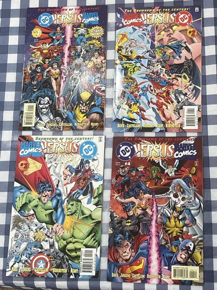 Marvel Versus DC, Full run 1 - 4, NM (first print and second print available)