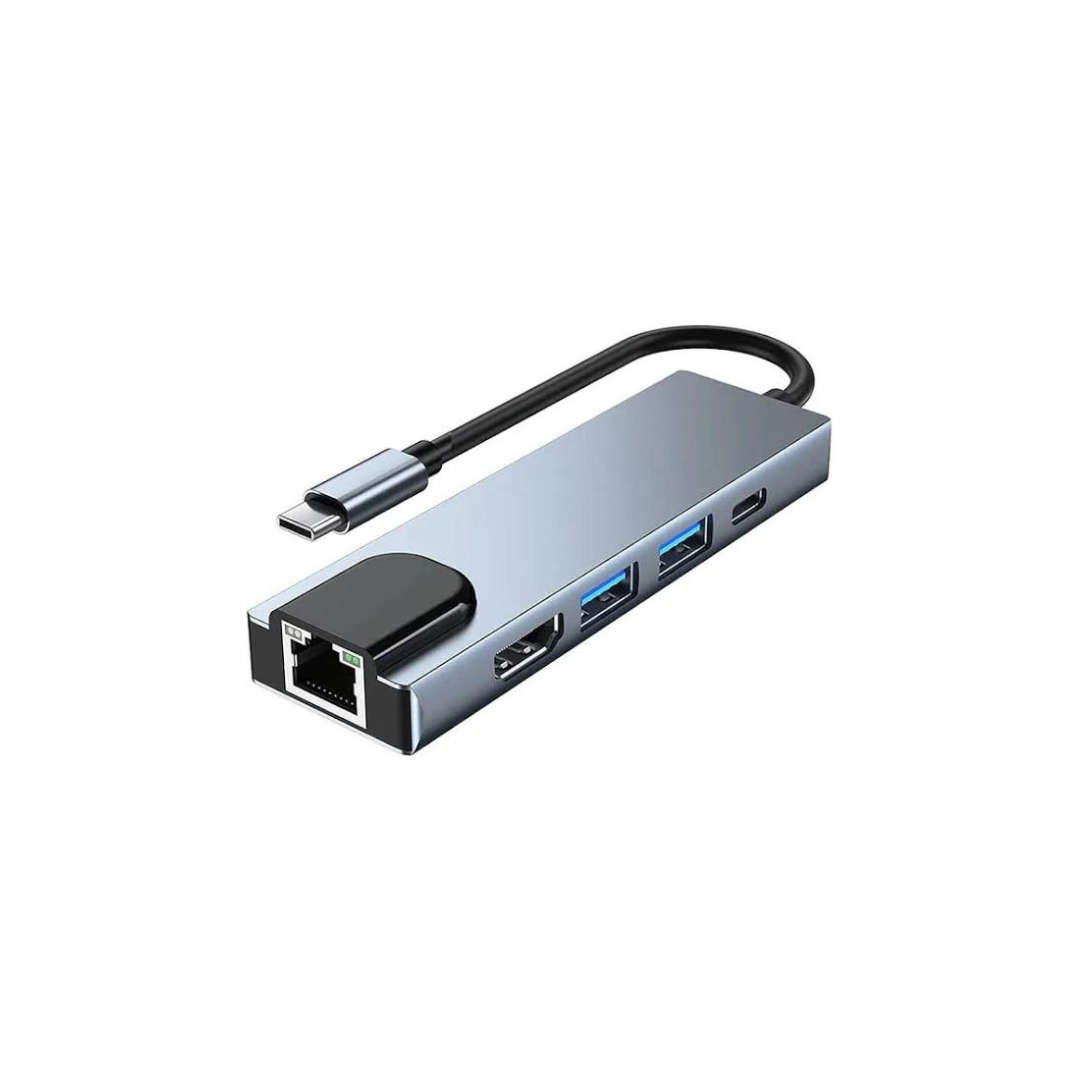 Type C multi-port hub (5-in-1)