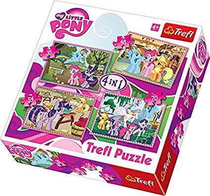 Trefl 4-in-1 My Little Pony Holiday Puzzle