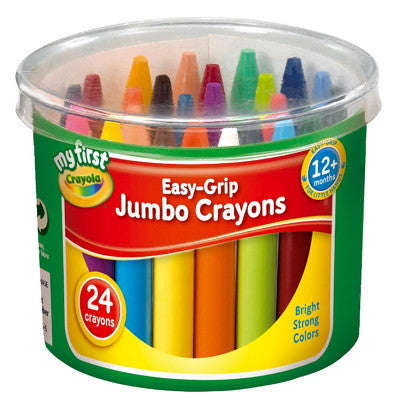 Crayola My First Crayola Easy-Grip Jumbo Crayons 24