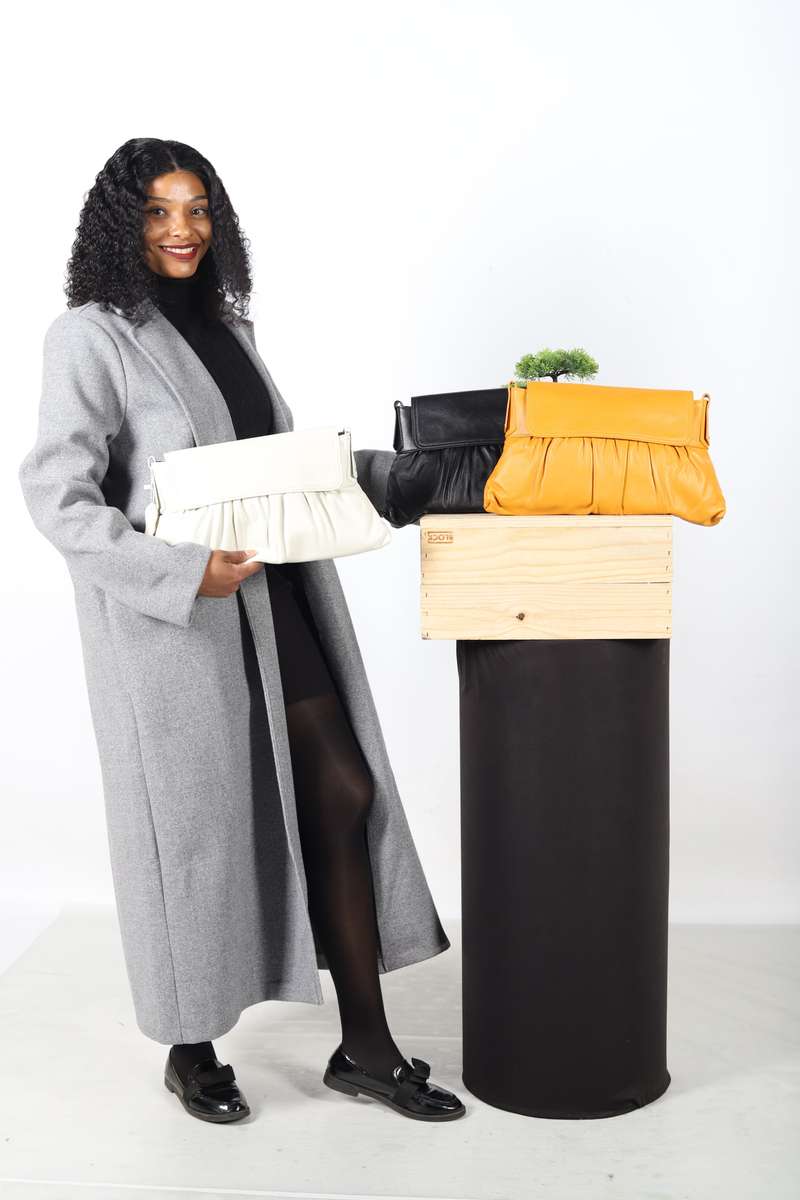 Flip envelope clutch bag