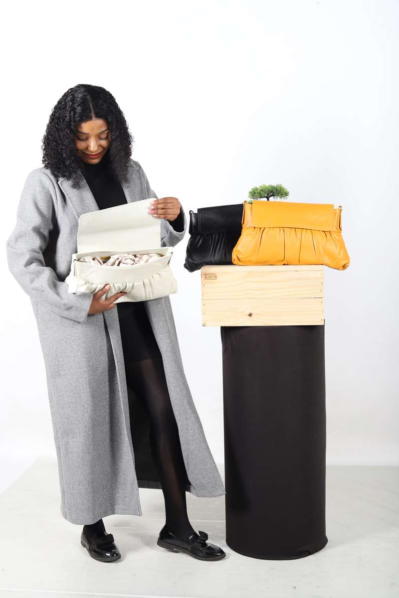 Flip envelope clutch bag