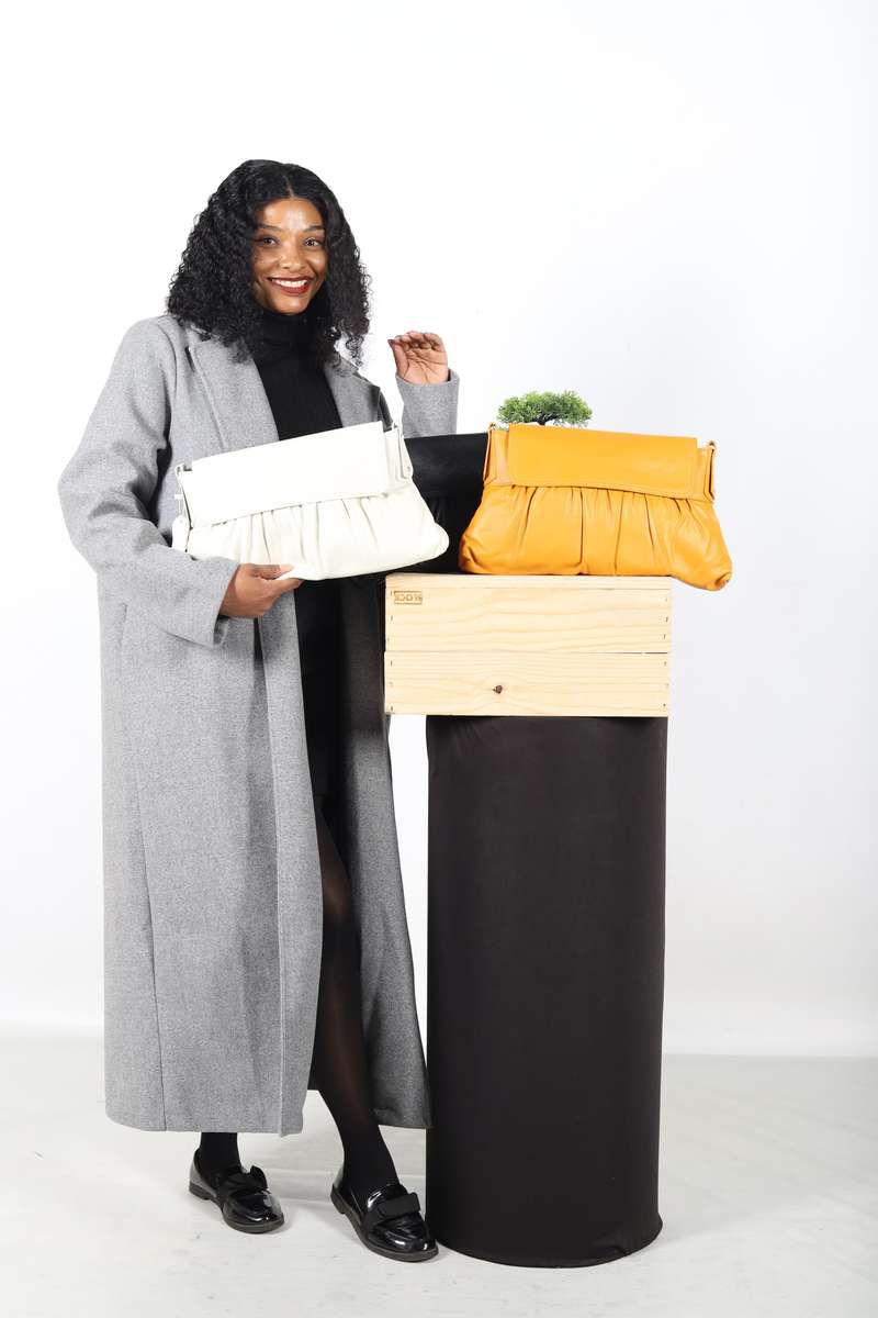 Flip envelope clutch bag