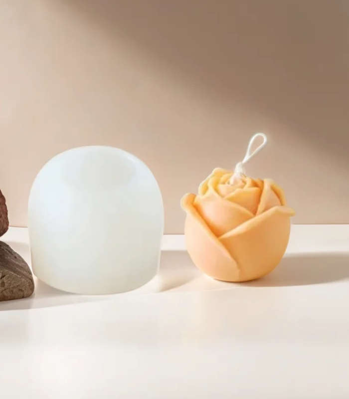 Silicone Candle Mould - Rose
