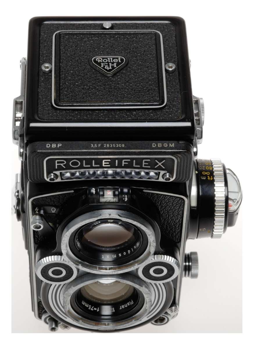 Rolleiflex 3.5F Model 4 TLR Film Camera Planar 3.5/75mm Excellent