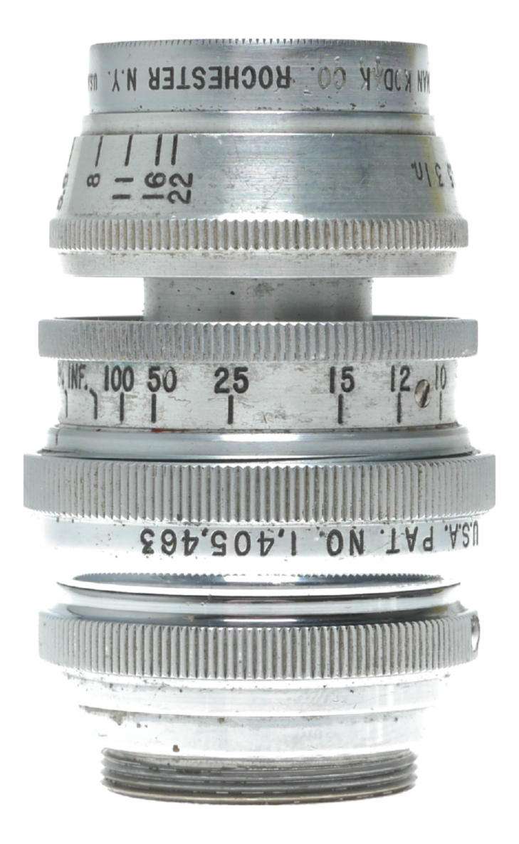Kodak Cine-Ektar 3 inch f/1.4 Telephoto Lens C-mount vintage