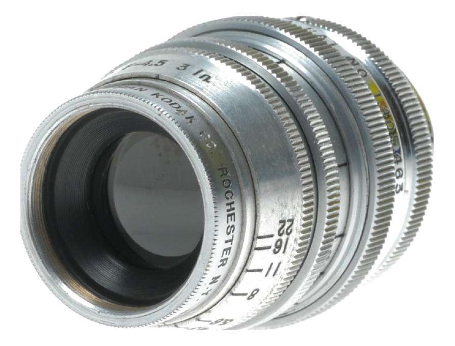 Kodak Cine-Ektar 3 inch f/1.4 Telephoto Lens C-mount vintage