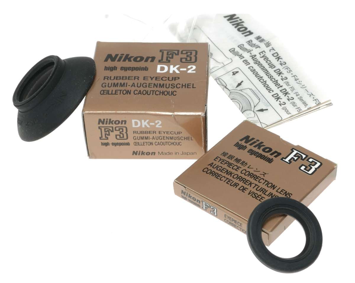 Nikon F3 DK - 2 High Eyepoint Rubber Eyecup Correction Lens