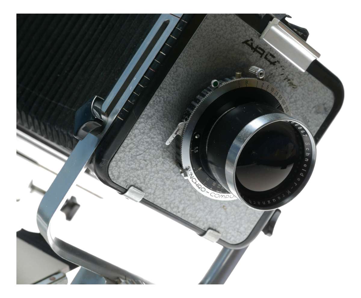 Arca Swiss 4x5 monorail field camera Tele-Xenar 5,5/240 with accessories