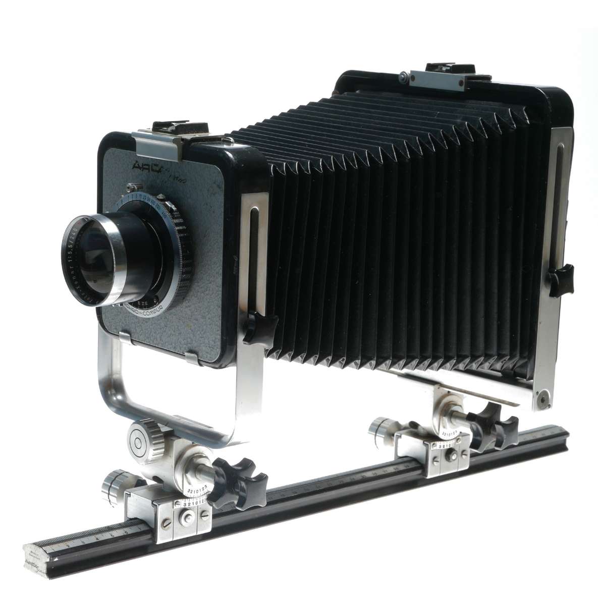 Arca Swiss 4x5 monorail field camera Tele-Xenar 5,5/240 with accessories