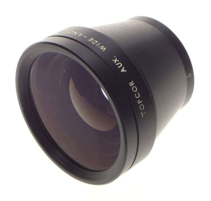 Tokyo Kogaku Topcon Topcor Aux. Wide-angle Lens 3.7cm 1:4 Rare Needs Clean