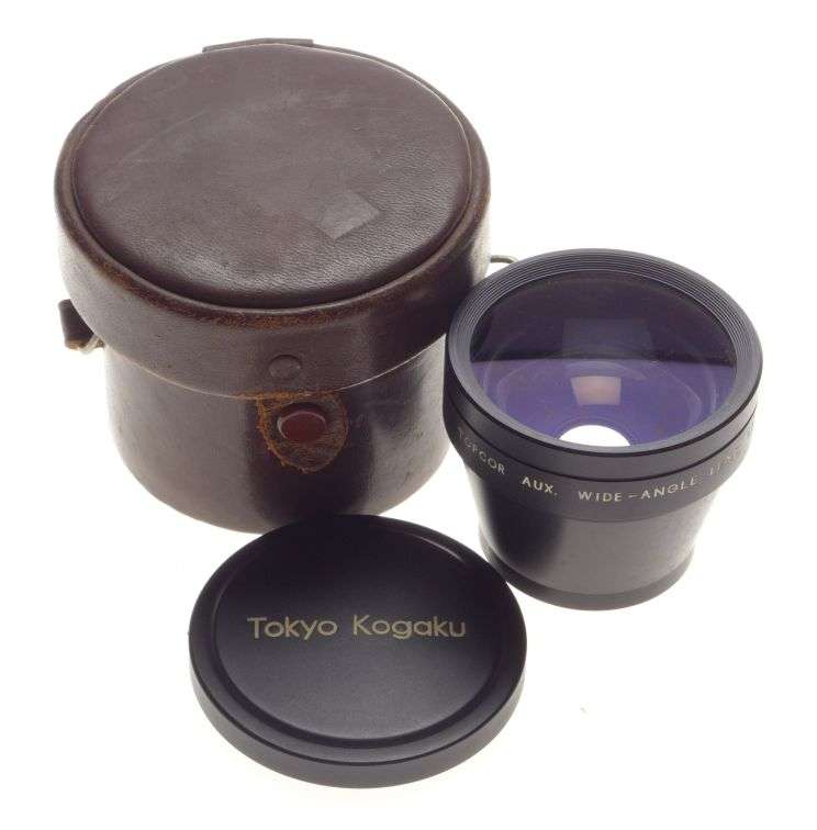 Tokyo Kogaku Topcon Topcor Aux. Wide-angle Lens 3.7cm 1:4 Rare Needs Clean