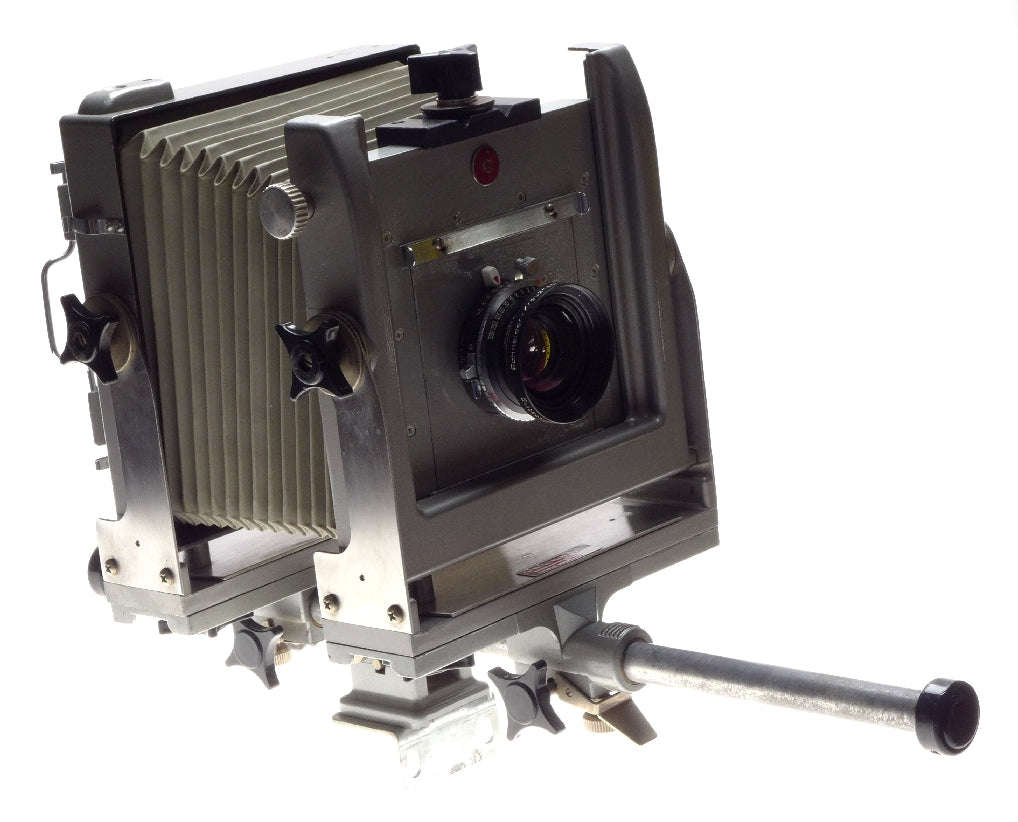 Calumet large format 4x5 cc400 monorail bellows camera schneider symmar-s
