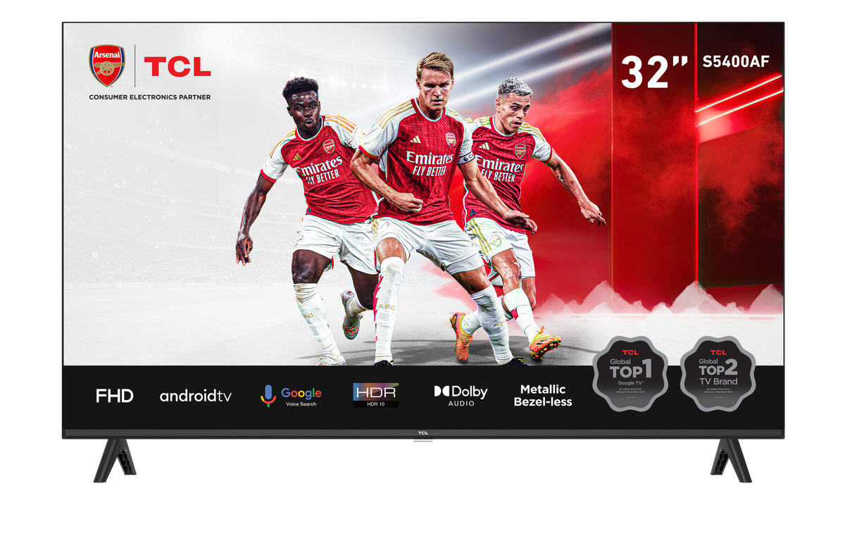 TCL TV, 32 Smart FHD Android TV - 32S5400AF