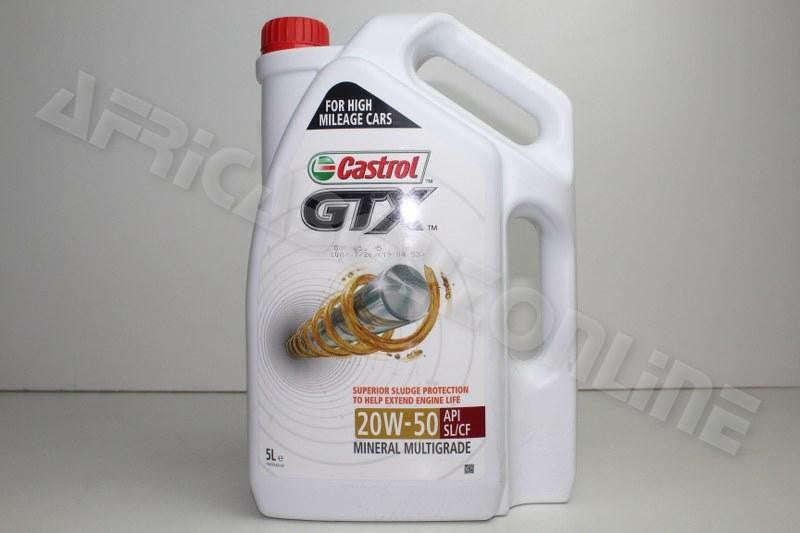 OIL PETROL CASTROL GTX 20W50