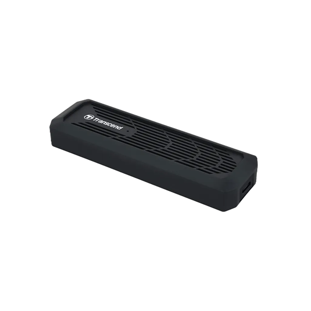 Transcend TS-CM10G, SSD enclosure, M.2, PCI Express, Serial ATA, 10 Gbit/s, USB connectivity, Black