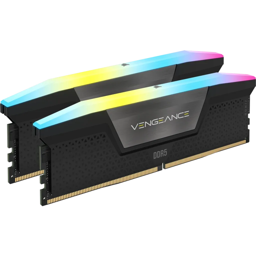 Corsair Vengeance RGB CMH48GX5M2B7200C36, 48 GB, 2 x 24 GB, DDR5, 7200 MHz, 288-pin DIMM