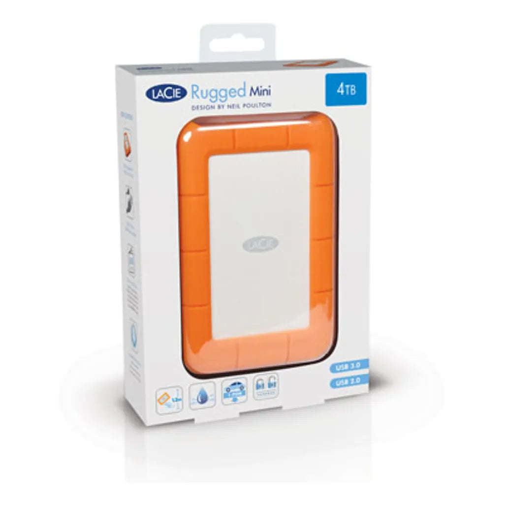 Seagate LaCie Rugged Mini; 2TB; USB 3.0; 2.5''