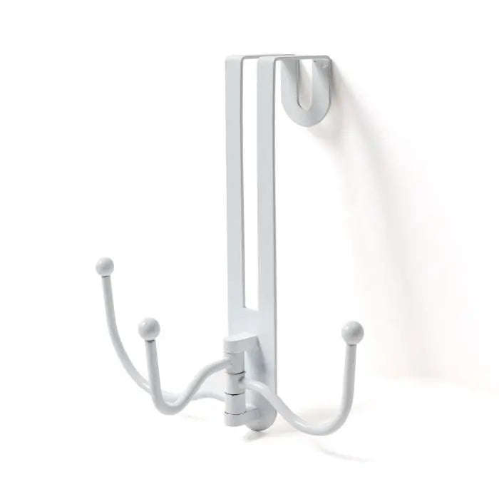 Over Door 3 Hook, Swivel, White