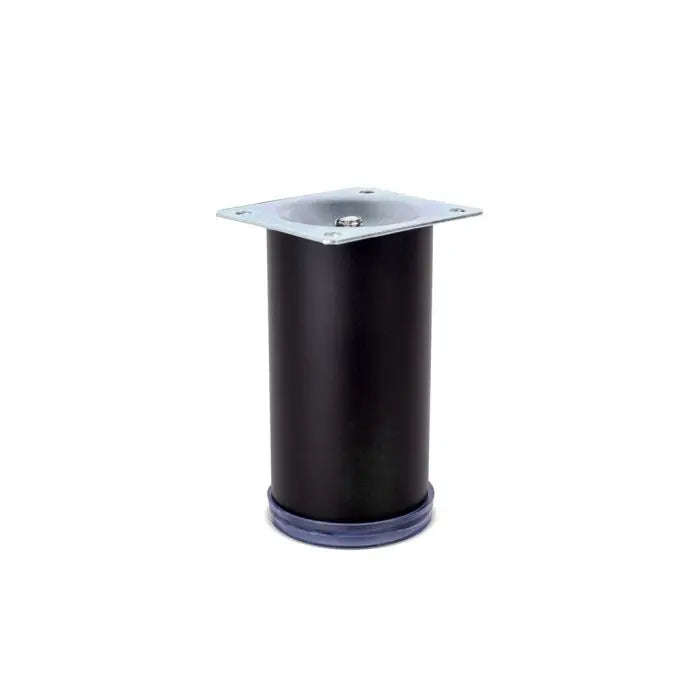 Straight Round Leg, Eco, H100mm x 50mm, Black