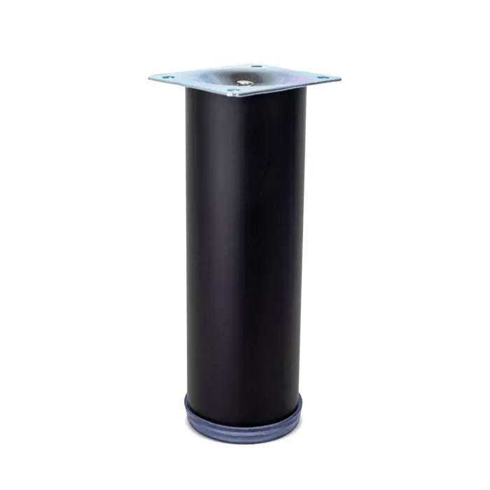 Straight Round Leg, Eco, H155mm x 50mm, Black