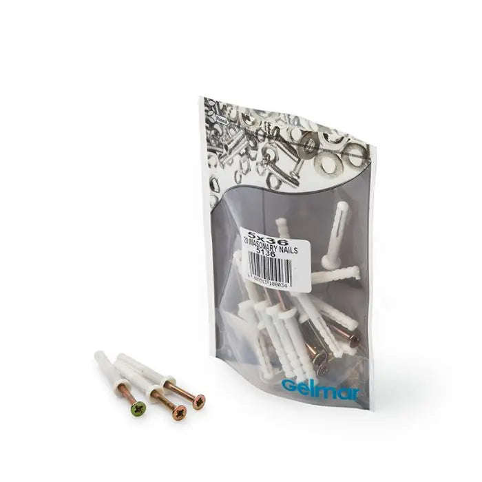 Masonry Nails, 5mm x 36mm, 20 Pieces