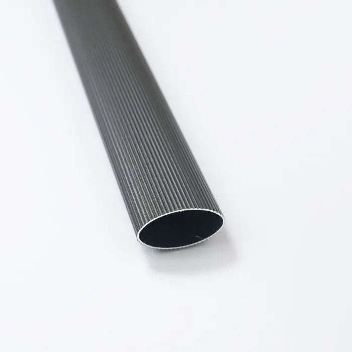Oval Rail, Aluminium, Black, 2.5m