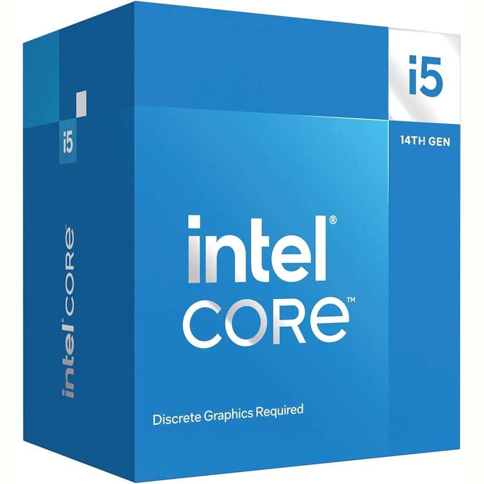Intel Core i5 14400F Up to 4.7 GHZ; 10 Cores (6P+4E); 16Thread; 20MB Smartcache; 65W TDP; Intel®...