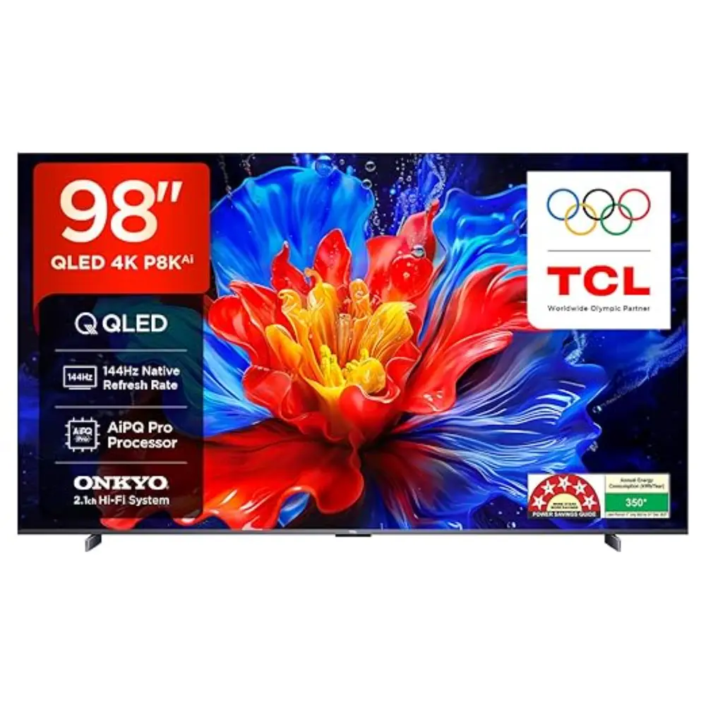 TCL 98 inch QLED 4K Google TV  98P8K