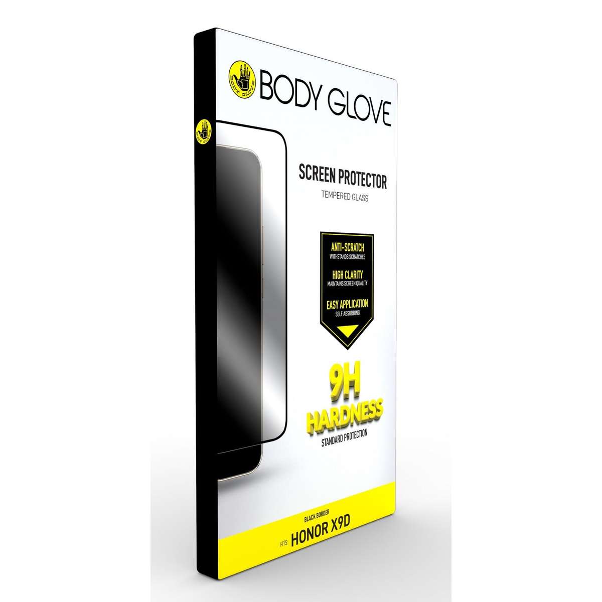 Body Glove Tempered Glass Screen Protector - HONOR X9d - Black Border