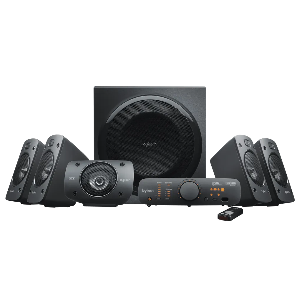 Logitech Surround Sound Speakers Z906, 5.1 channels, 500 W, Universal, Black, 1000 W, IR