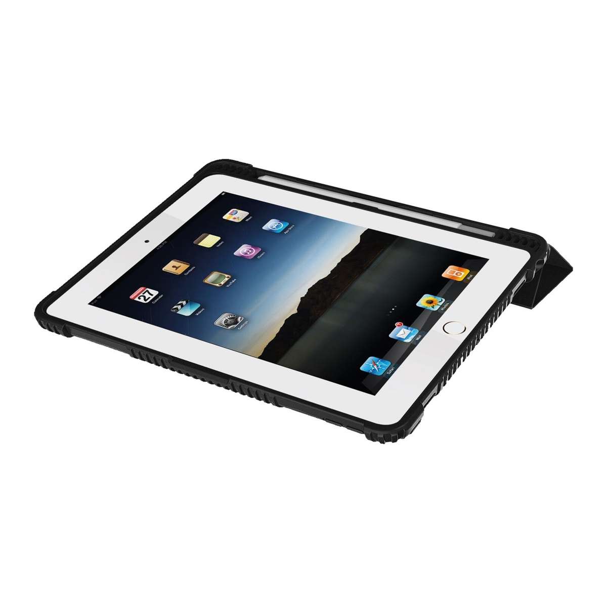 Body Glove Active Case - Apple iPad 10.2-inch 9th/8th/7th Gen (2021/2020/2019) - Black/Clear