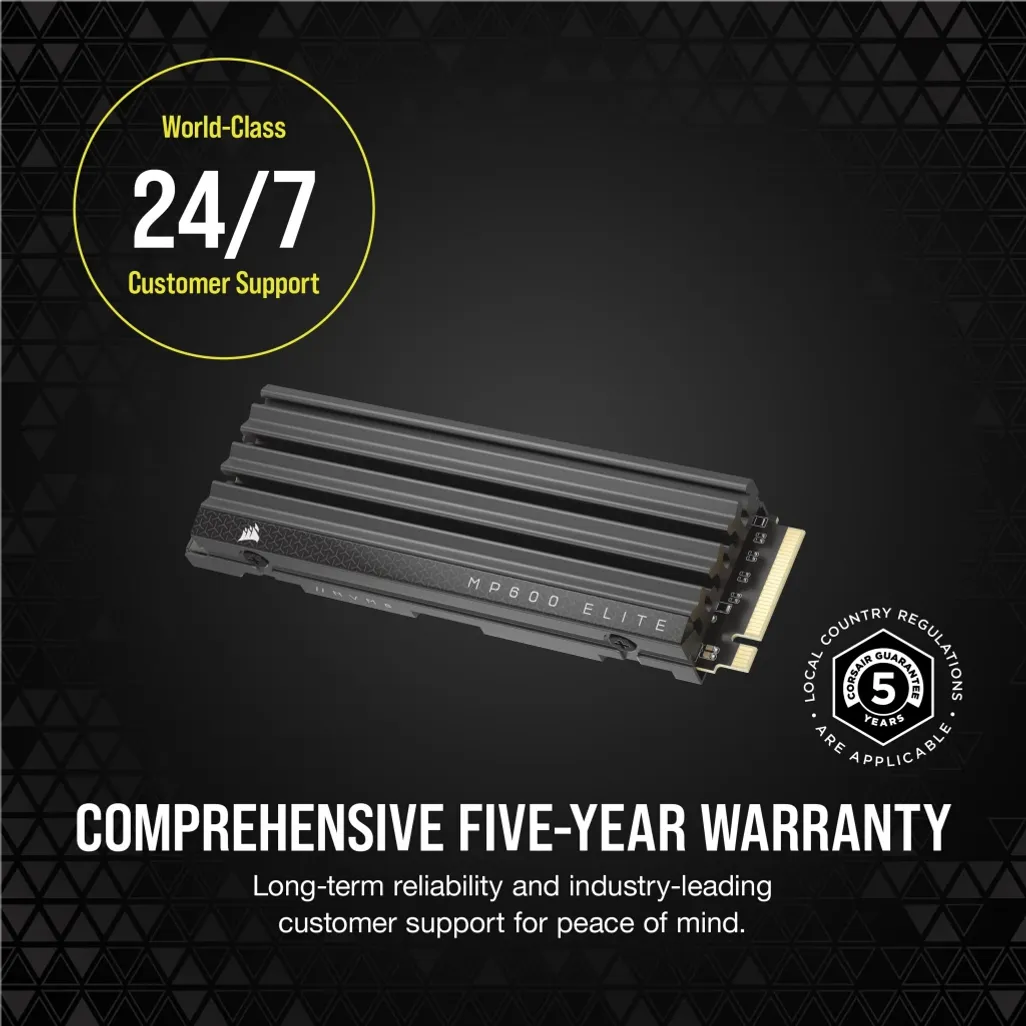 Corsair MP600 ELITE, 1 TB, M.2