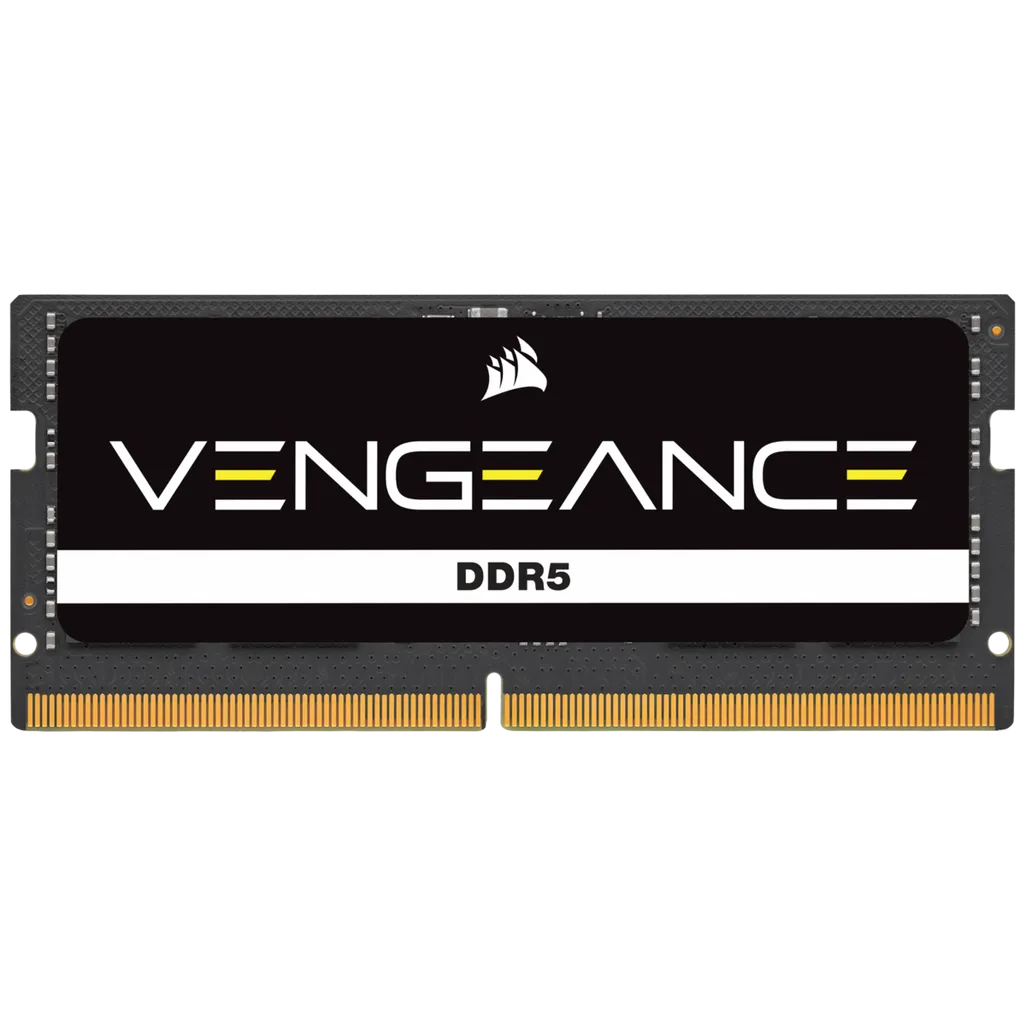 Corsair Vengeance CMSX16GX5M1A4800C40, 16 GB, 1 x 16 GB, DDR5, 4800 MHz, 262-pin SO-DIMM, Black