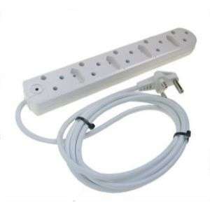 Crabtree Multiplug 5x16A RSA + 4xV-Slim + 500mm Cord Unswitched  BC2035P