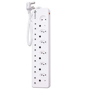 Waco Multiplug 6x16A RSA + 5xV-Slim + 1xSchuko White SN0212