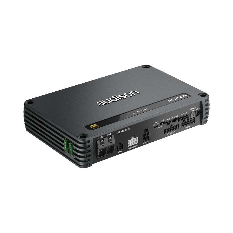 Audison AF M5.11 bitDSP Amplifier | 1200 W | 11 CH DSP + 4 x 150 W @ 2 ohm + 1 x 600 W @ 2 ohm | ...