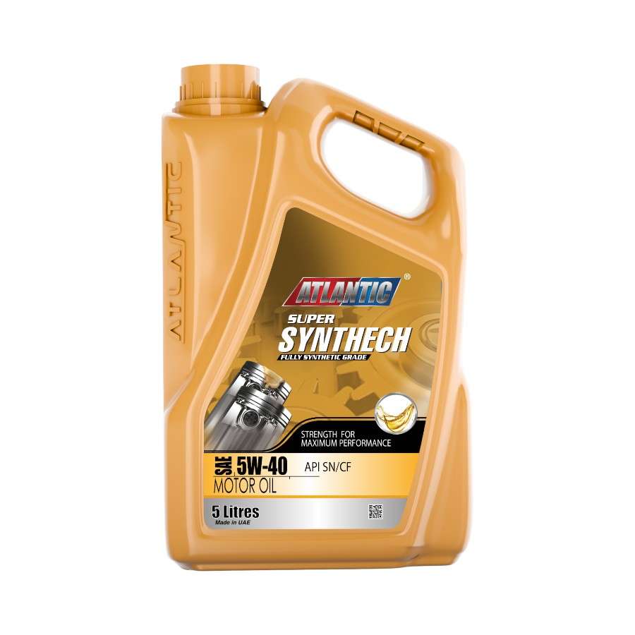 Atlantic Super Syntech 5W-40 Fully Synthetic Motor Oil  API SN/CF (5 Litres)