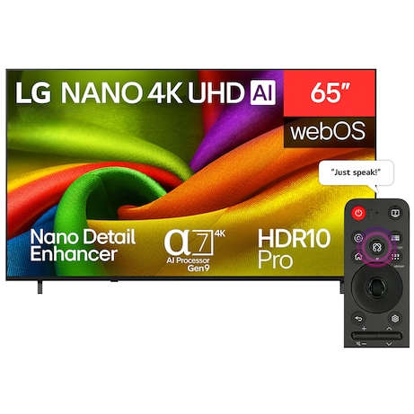 LG 65 Inch NU850B6LA NANO 4K UHD Smart TV