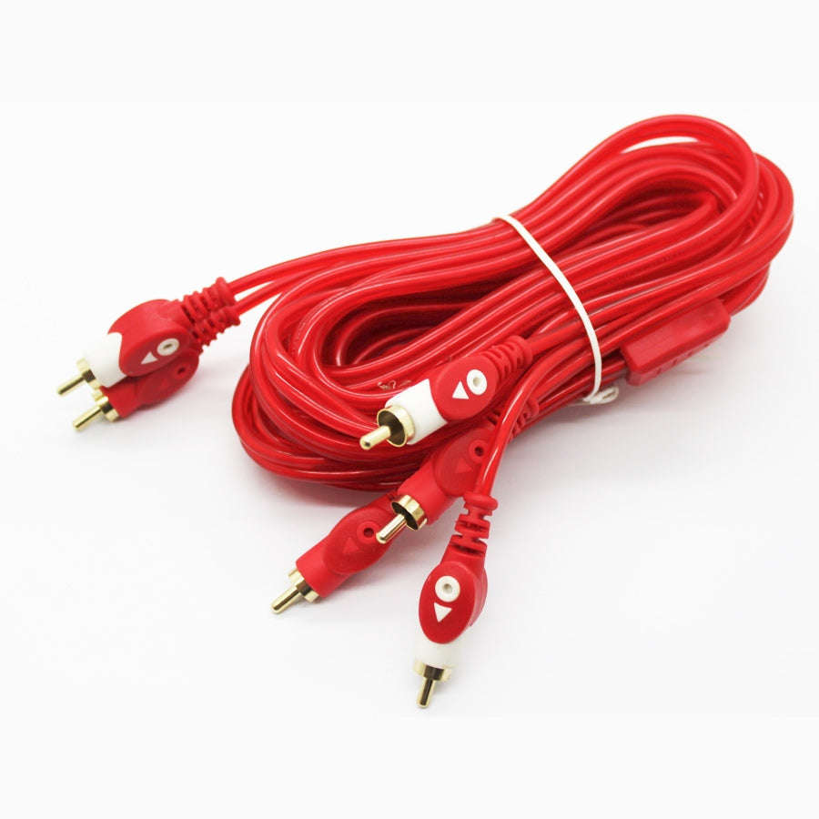 Cyberdyne Red 2 into 4 RCA Cable (5metre)