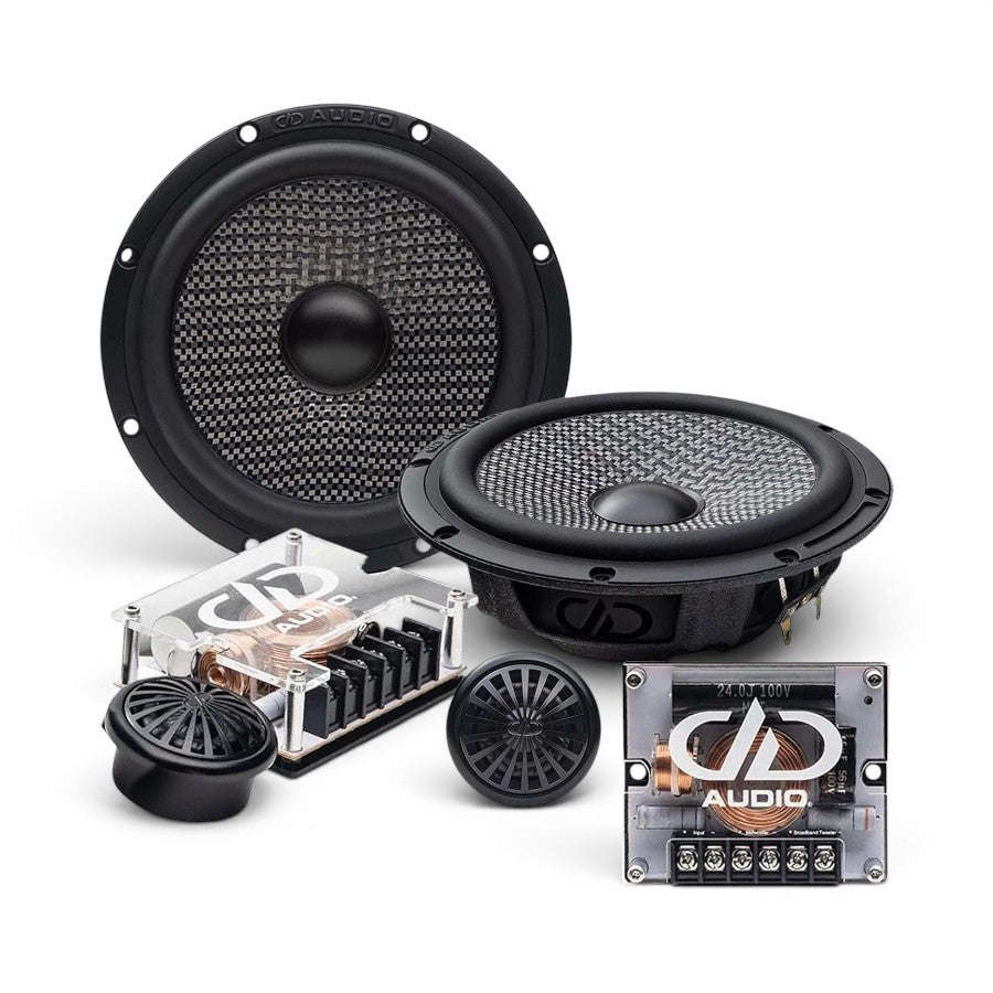 DD Audio C-C6.5C 6.5 Audiophile 250W Component Speakers System