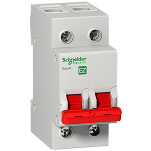 Schneider Easy9 Isolator 2 Pole 63A 400V EZ9S16263