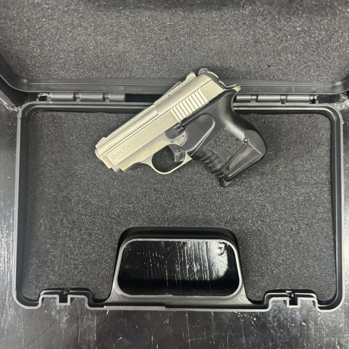 Blow Mini 9 Satina Blank/Pepper Gun (Semi Auto|5+1|9mm PAK)