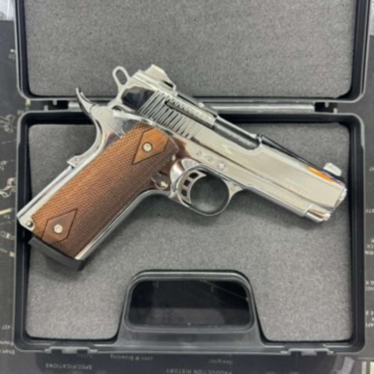 Kuzey 911 SX Chrome Blank/Pepper Gun (Semi Auto|9+1|9mm PAK)