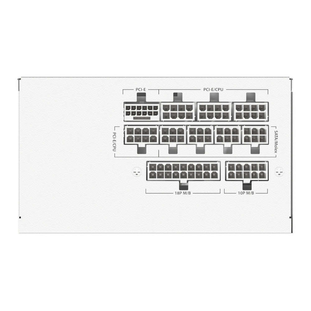 Antec GSK 850W GEN5 ATX3.1 and PCIE5.1 80 Plus Gold Fully Modular White
