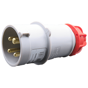 CEE Industrial Plug IP44 4 Pin 32A 380V 21017-TLS 2142 201346