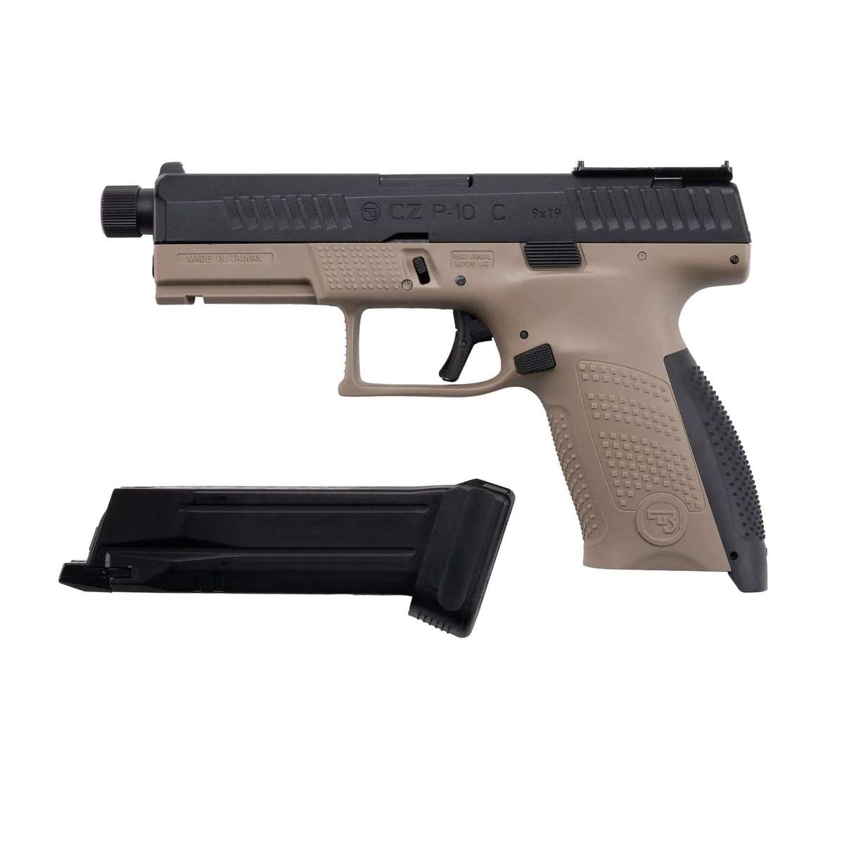 ASG CZ P-10C FD Airsoft Pistol (CO2|Semi Auto|Blowback|22) 19924