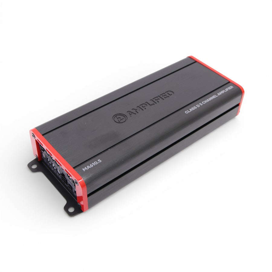 Amplified MA610.5 5-Channel Car Amplifier  65W x4 + 350W Sub, Full System Power Amp