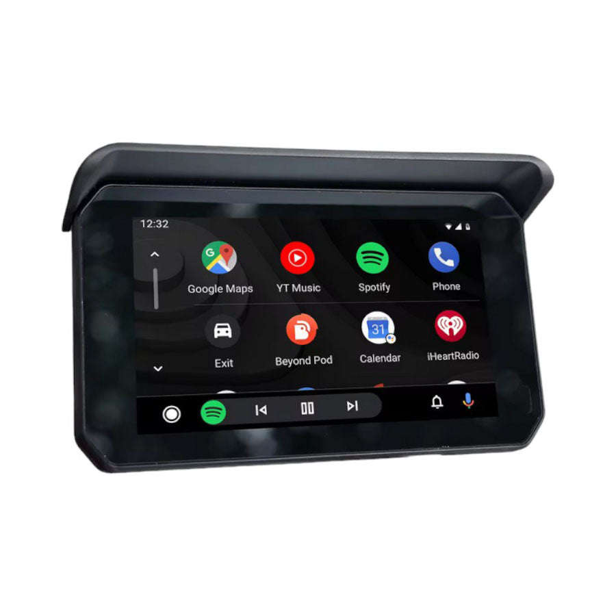 5 Waterproof Motorcycle Media Screen with Apple Carplay/Android Auto