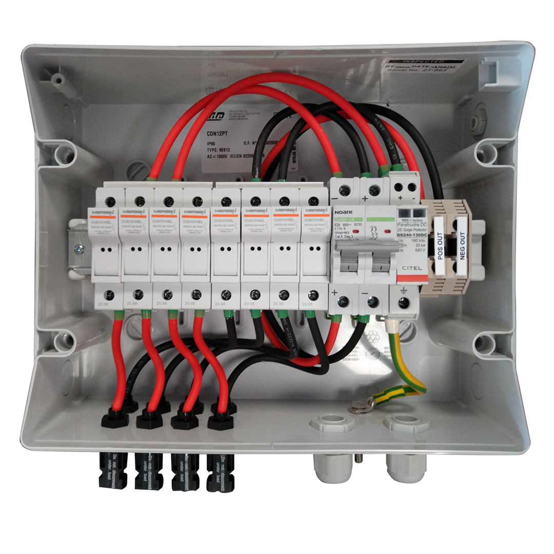 Nex Combiner, type 2 SPD, DC isolator, 4 string, 150VDC